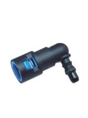 CONEXAO QUICK 3/8 X 5/16  90° COM ANEL POP TOP ACT0024