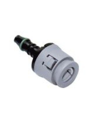 CONEXAO QUICK 5/16 X 5/16 RETO COM ANEL / CINZA ACT0033