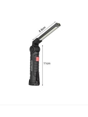 LANTERNA DE LED TRABALHO MULTIFUNCIONAL DOBRAVEL LANTERNA RECARREGAVEL COM BATERIA EMBUTIDA