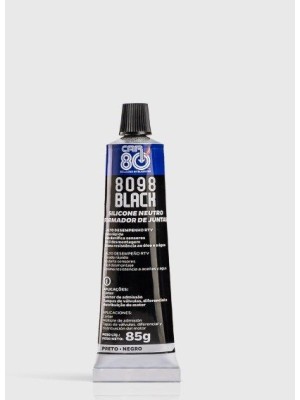 Silicone neutro (Black) indicado para vedação de peças flangeadas, vedação de cárter, carcaça do diferencial, caixa de transmissão e outros 85g