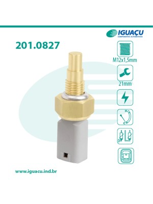 SENSOR TEMP DA AGUA BRAVA 1.8 PALIO 1.6
