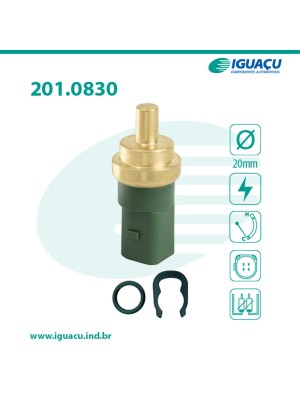 SENSOR TEMP DA AGUA AUDI / VW