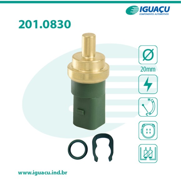 SENSOR TEMP DA AGUA AUDI / VW