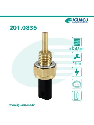 SENSOR DE TEMP AGUA CLASSIC 1.0 8V MONTANA 1.4 8V 25186240