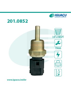 SENSOR TEMP DA AGUA APPLAUSE 1.6 16V PAJERO 1.8