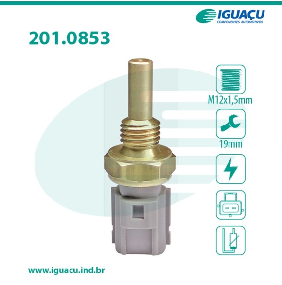 SENSOR TEMP DA AGUA KIA SEPHIA 1.6 COROLLA FIELDER 1.6