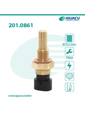 SENSOR TEMP DA AGUA EFFA PICK UP 1.0 8V TOWNER 1.0 8V