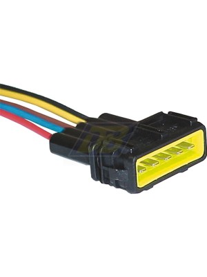 CHICOTE REPARO 5 VIAS MONTADO COM 15 CM DE CABO CHICOTE BULLDOG