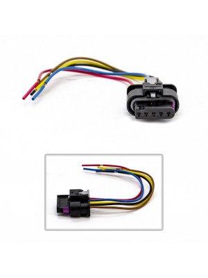 CHICOTE REPARO 5 VIAS PORTA FEMEA AUDI A3 A4