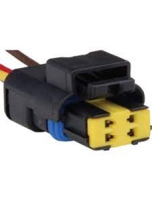 CHICOTE REPARO 4 VIAS PORTA FEMEA FIAT