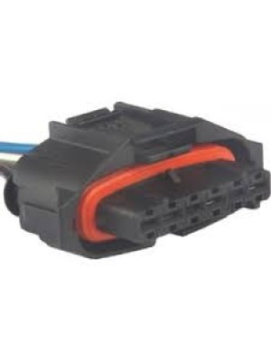 CHICOTE REPARO 6 VIAS PORTA FEMEA MONTADO 15 CM DE CABO