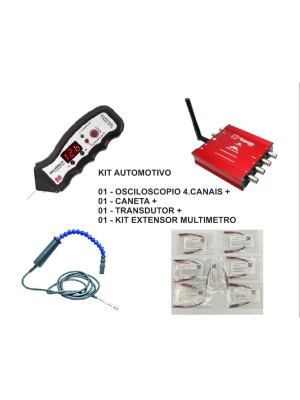 OFERTA OSCILOSCOPIO 4.C + CANETA + TRANSDUTOR + KIT EXTENSOR
