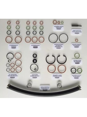 Kit Reparo Robô E Bomba Câmbio Fiat Dualogic Vedação Oring