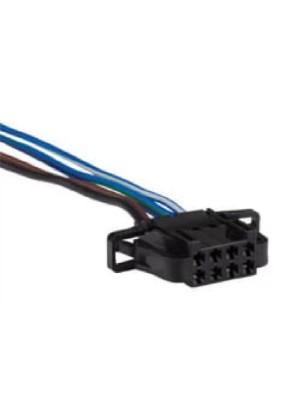 CHICOTE REPARO 8 VIAS PORTA FEMEA VOLKSWAGEN GOL G IV 1.6 FOX