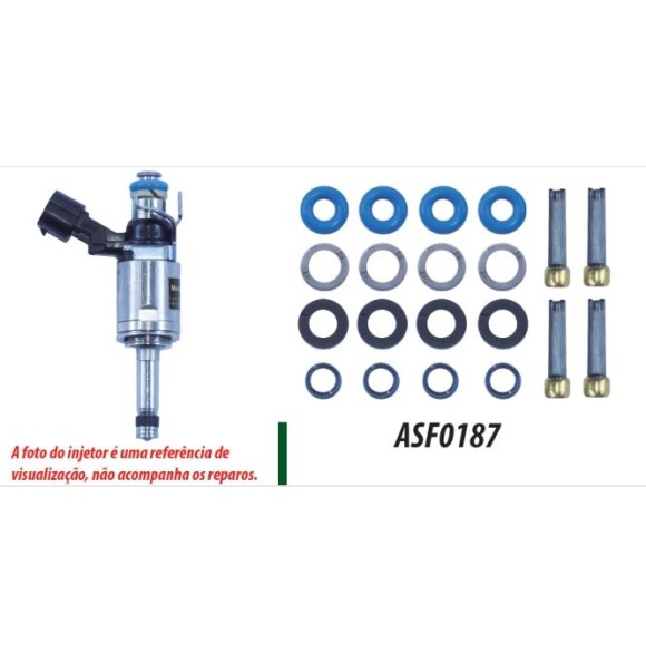 KIT REPARO PARA BICO INJETOR FOCUS2.0 16V FLEX  ASF0187