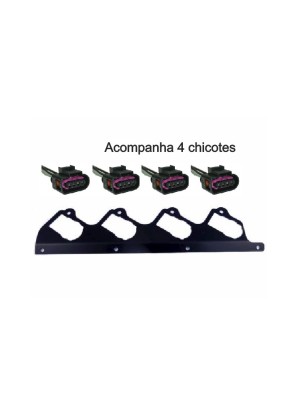 Regua Suporte de Bobinas Gol G6 para VW AP Com Chicote
